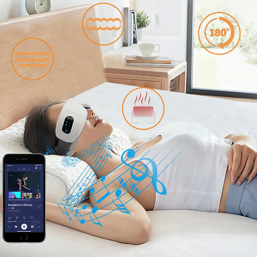 USB Recharged Foldable Smart Eye Massager