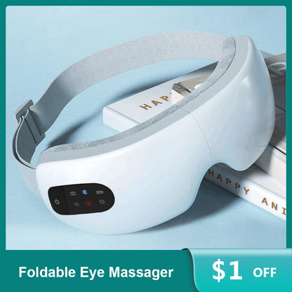 USB Recharged Foldable Smart Eye Massager