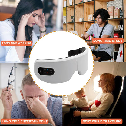 USB Recharged Foldable Smart Eye Massager