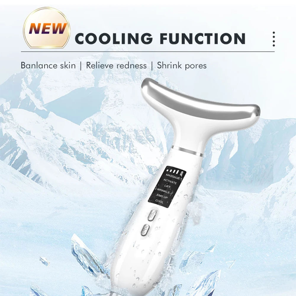 RF Ice and Hot Compress Facial Massager