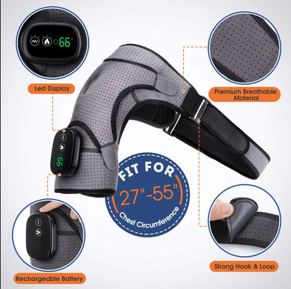 Premium Heated Shoulder Brace with LED Display